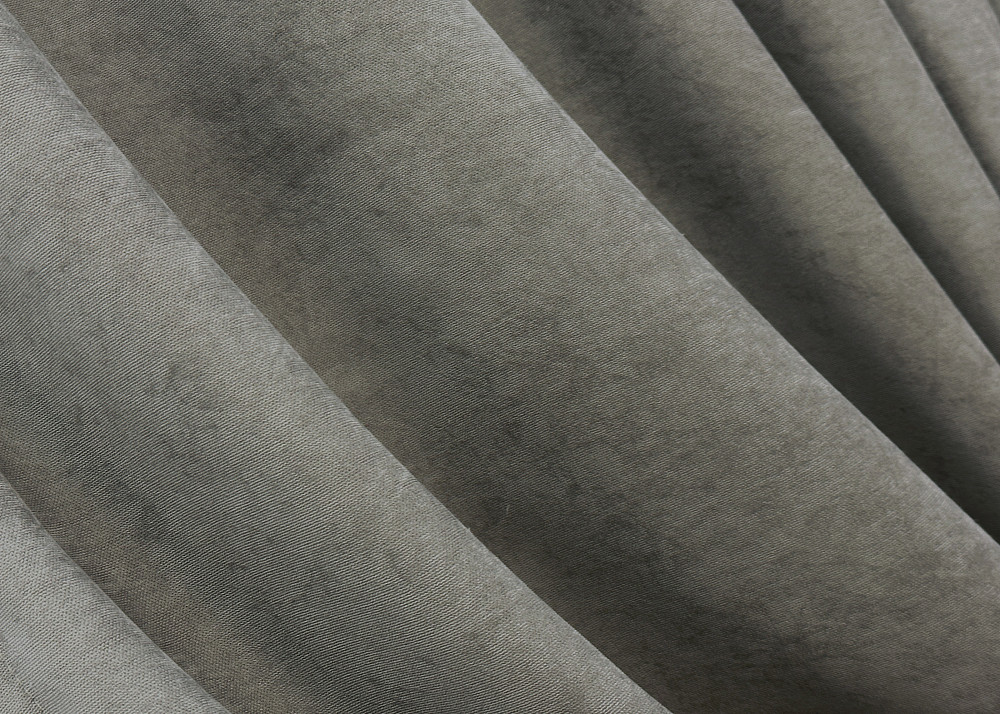 Комплект готових штор VR-Textil Мікровелюр Petek YL № 1702ш Сірий 150х295 см 2 шт (33-0598) Київ - фото 6