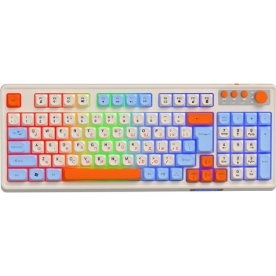 Клавиатура Maxxter KBGW-3C01-UA Wireless UA White (KBGW-3C01-UA) Винница - изображение 1