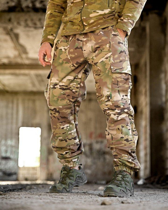 Тактичні штани джегери софтшел мультикам ПП7966 Одеса - фото 1