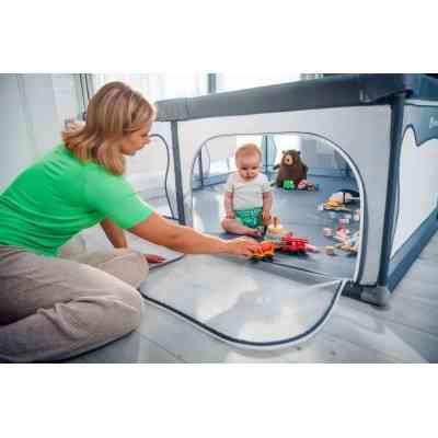 Детский манеж Lionelo Willow XL Grey Concrete (LO-WILLOW XL GREY CONCRETE) Винница