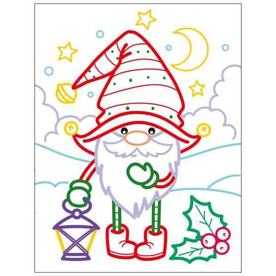 Детские цветные раскраски 