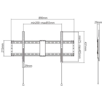 Кронштейн Gembird WM-90F-01 Винница - изображение 2