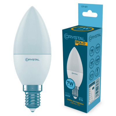 Лампочка CRYSTAL C37 7W PA Е14 4000K (C37-021) Винница - изображение 1