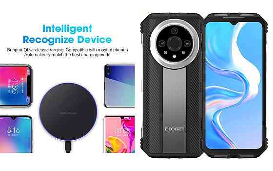 Бездротовий зарядний пристрій Copper до 30W для Google Pixel 10, Google Pixel 10a, USB-C, LED Київ