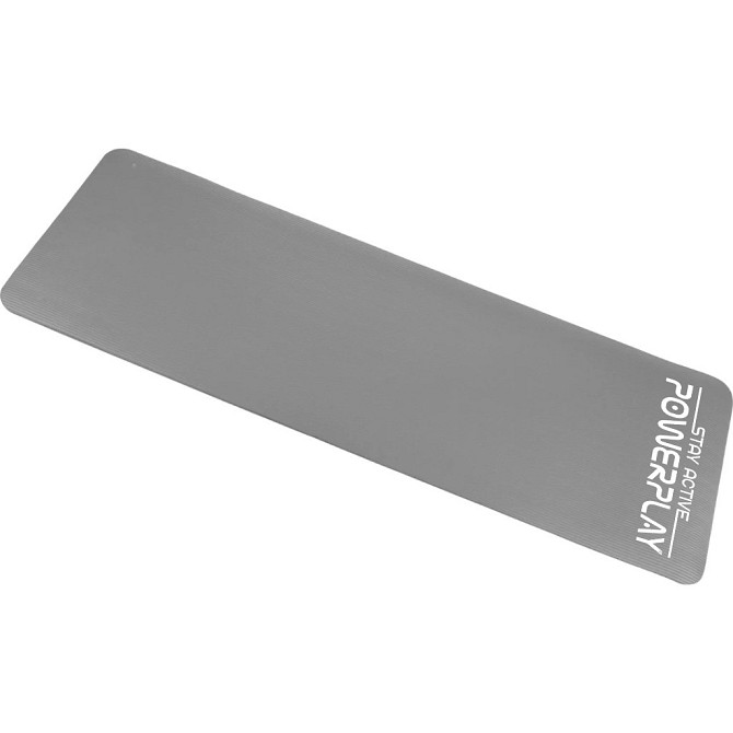 Килимок для йоги та фітнесу PowerPlay 4152 NBR Performance Mat Сірий (183x61x1) Каменское - изображение 4