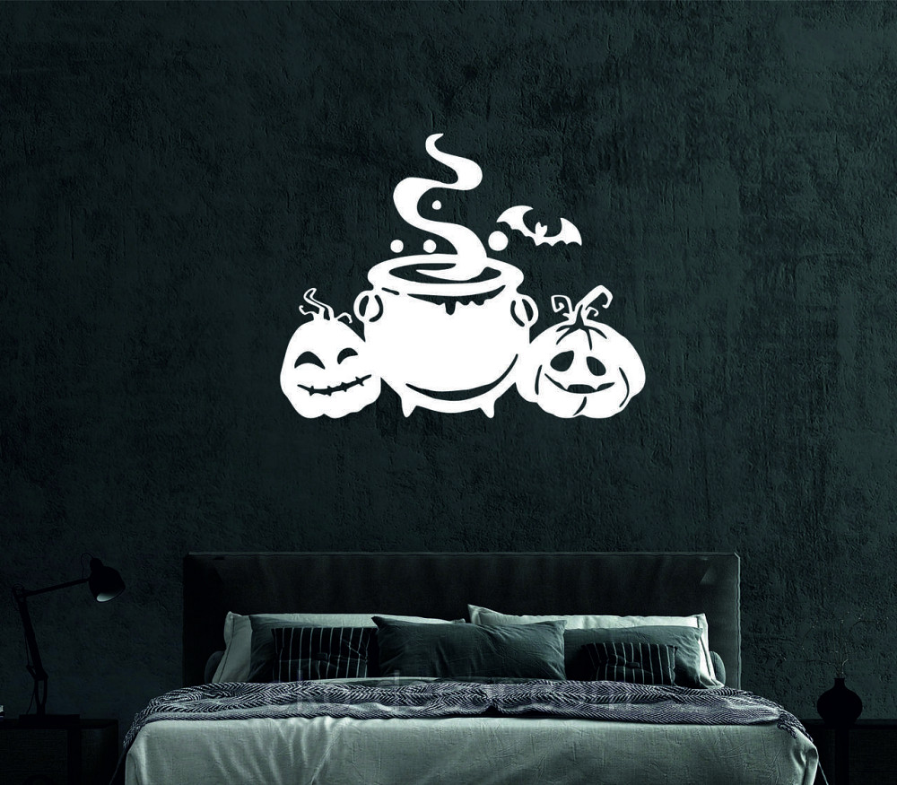 Декоративне настінне Панно «Котелок відьми», Декор на стіну 50*39 см, Білий Київ - фото 4