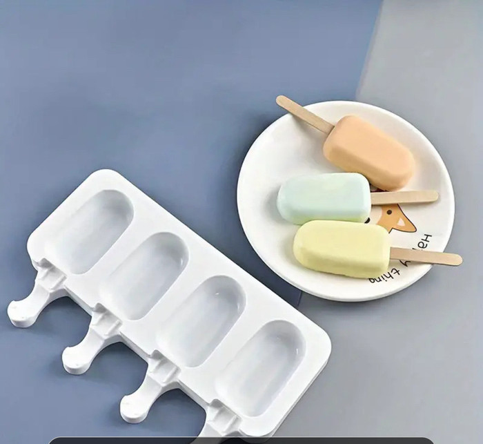 Форма для мороженого Empire Эскимо, силиконовая, 4 шт, 25×11,5 см, антипригарная, для духовки, морозилки Одесса - изображение 3