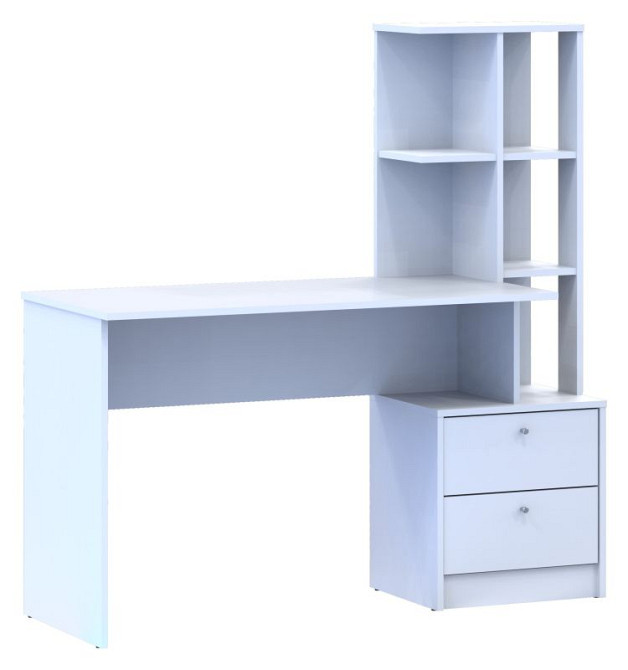 Офісний стіл Doros Т7 136х55х138 см Білий (DRS-011328) Львів - фото 3