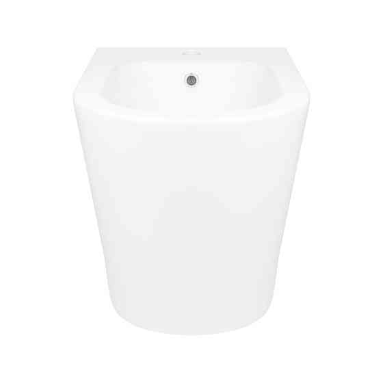 Биде напольное Qtap Swan 560х360х410 White QT15443378W Киев