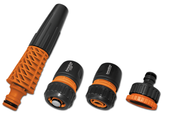 Комплект з 4 елементів на шланг 3/4", BLACK LINE, ECO-PWB5500-34 Київ