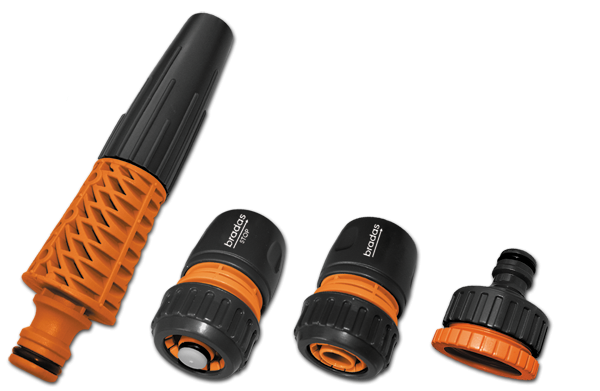 Комплект з 4 елементів на шланг 3/4", BLACK LINE, ECO-PWB5500-34 Київ - фото 1