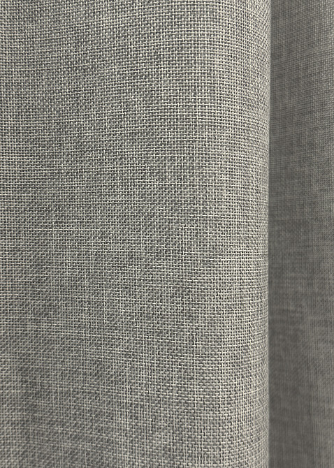 Комплект готових штор VR-Textil Льон Мішковина № 1016ш Світло-сірий 100х270 см 2 шт (31-326) Київ - фото 8