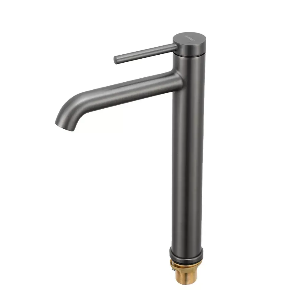 Змішувач для раковини високий Gappo G1006-29 графіт Київ - фото 1