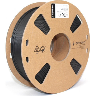 Пластик для 3D-принтера Gembird PLA+, 1.75 мм, 1 kg, Black (3DP-PLA+1.75-02-BK) Вінниця - фото 2
