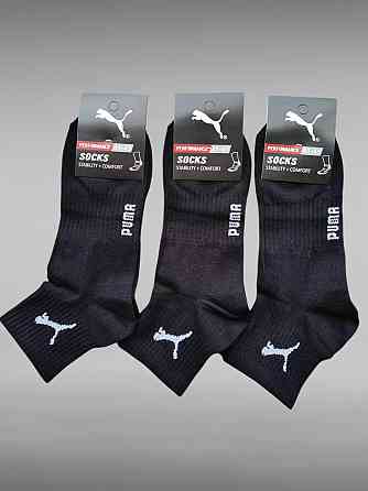 Набор мужских спортивный носков 6шт в уп. Ссредней высоты. Черные. Размер 41-45 Киев