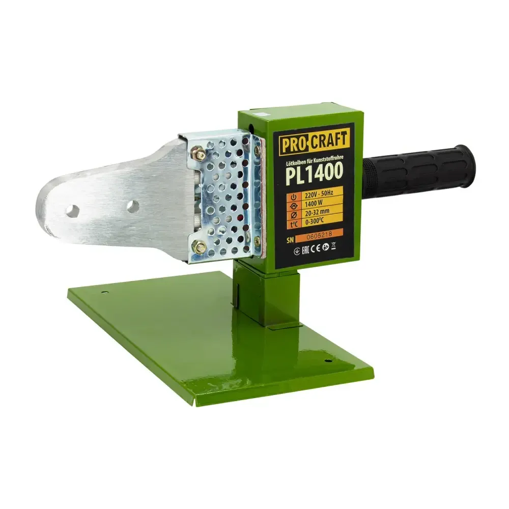 Паяльник пластикових труб Procraft PL1400 600 Вт 20 25 32 мм, Якісний паяльник для пластикових труб Львів - фото 8
