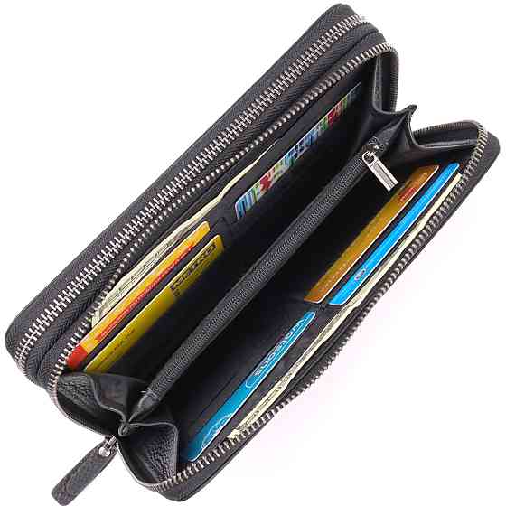 Интересный мужской клатч из натуральной кожи Черный (Vintage) Киев