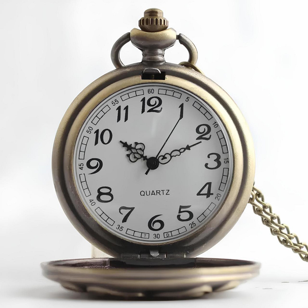 Часы на цепочке с гербом Хогвартс RESTEQ 47 мм, Часы карманные Гарри Поттер, Часы с эмблемой Хогвартс Киев - изображение 2