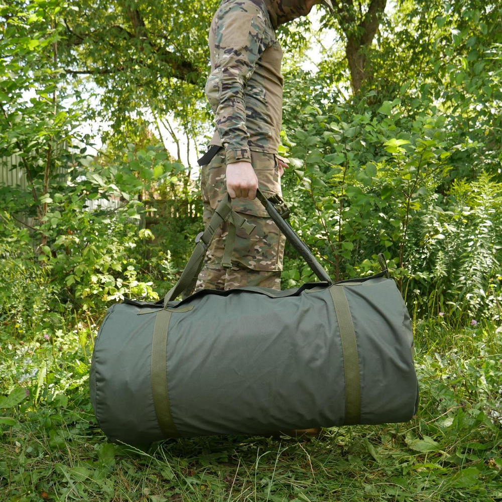 Тактична спецсумка баул рюкзак 120 л армійський дорожня сумка баул олива 120 л сумка баул WAR Львів - фото 7