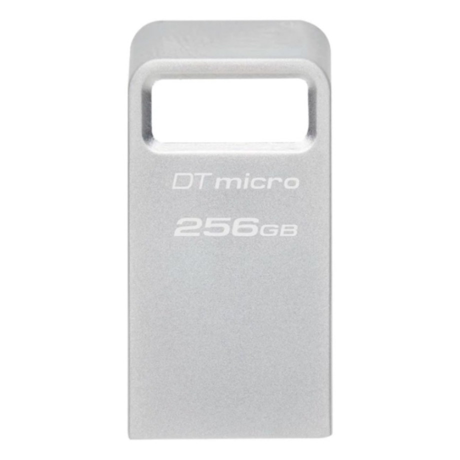Флеш-накопичувач USB3.2 256GB Kingston DataTraveler Micro (DTMC3G2/256GB) Нержавіюча сталь Харків - фото 1