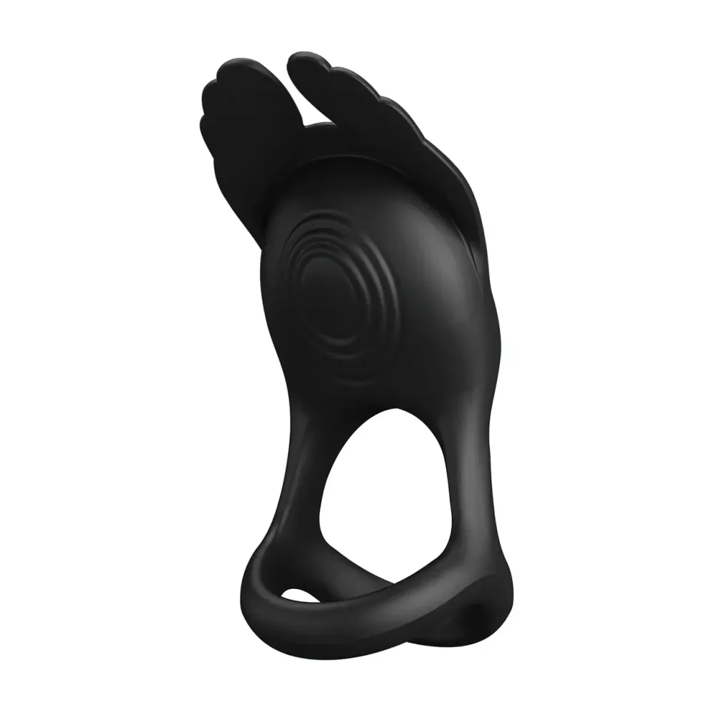 Ерекційне кільце Pretty Love — Vibration Penis Ring SILAS Black, BI-210318 Sex Aura Київ - фото 4