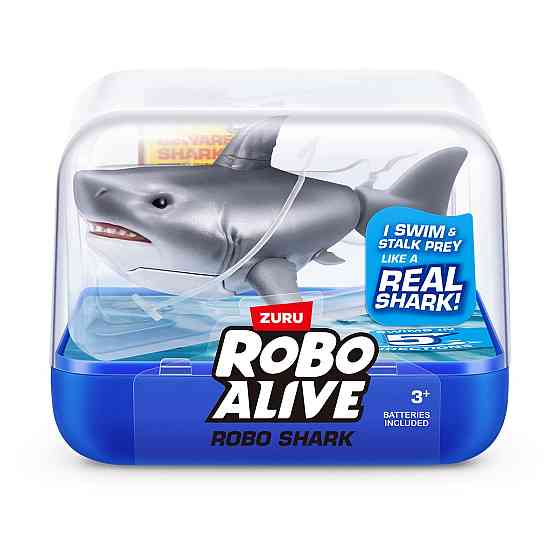 Інтерактивна іграшка Robo Alive – Робоакула (сірий) Днепр