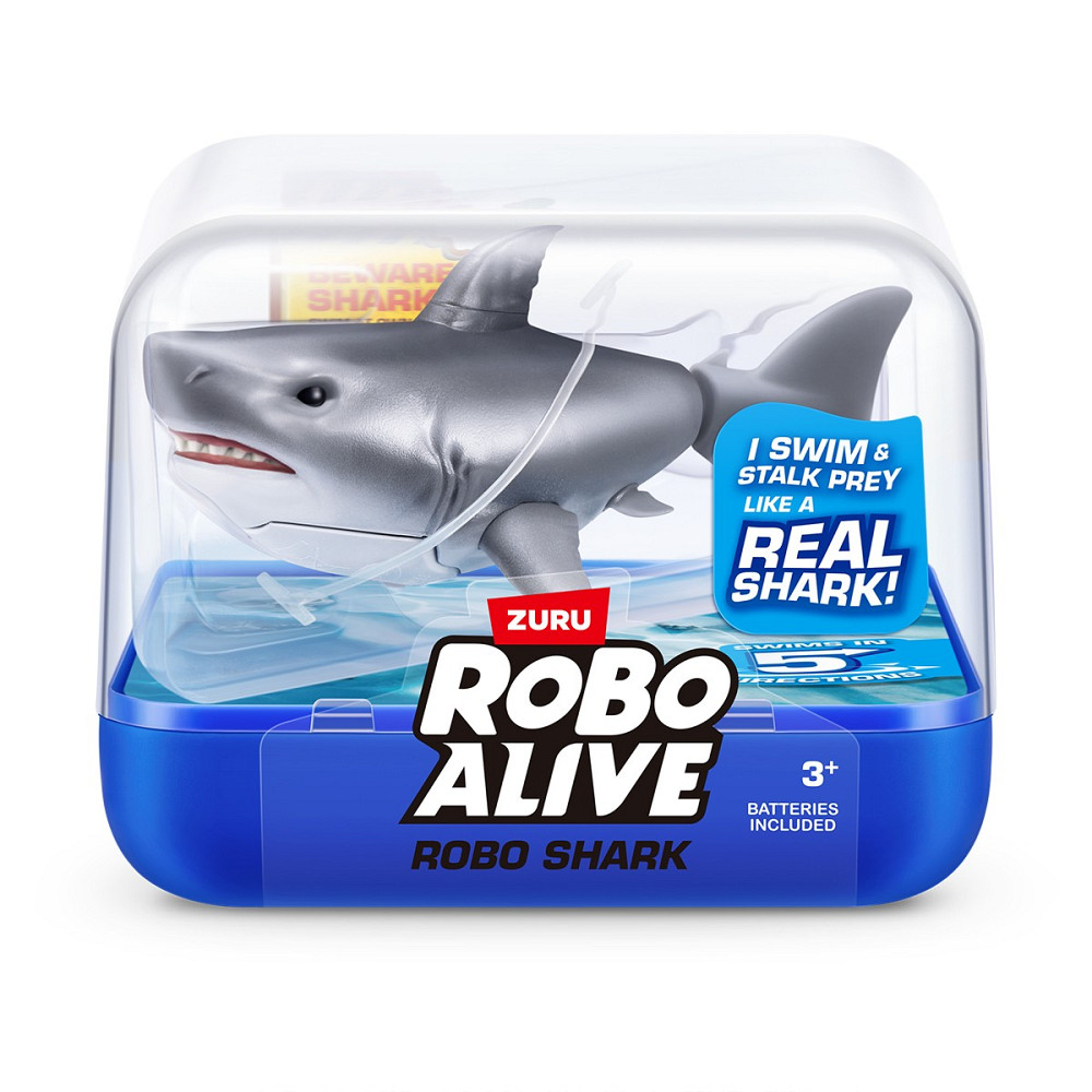 Інтерактивна іграшка Robo Alive – Робоакула (сірий) Днепр - изображение 1