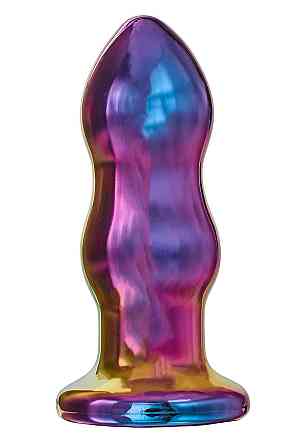 Анальная пробка с вибрацией двухуровневая стеклянная Dream Toys GLAMOUR GLASS Sex Aura Киев