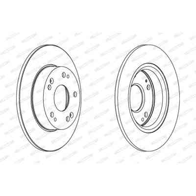 Гальмівний диск FERODO DDF1558 Вінниця