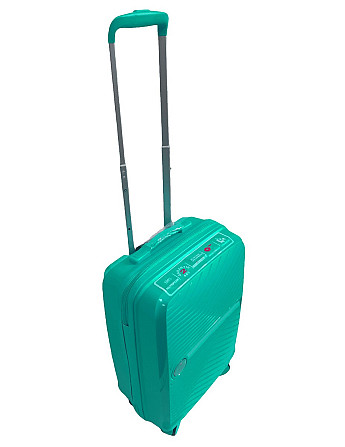 Чемодан пластиковый AIRTEX 280 малый бирюзовый Киев - изображение 2