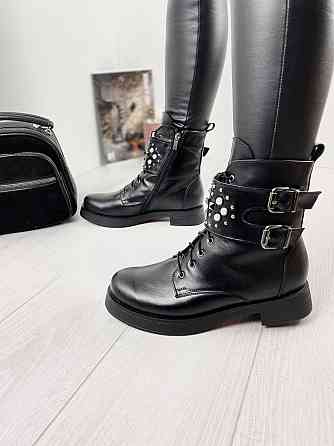 Черевики жіночі M.KRAFT 2178 чорні (зима, шкіра натуральна) (2509) 38р.39р. 39 Коломия