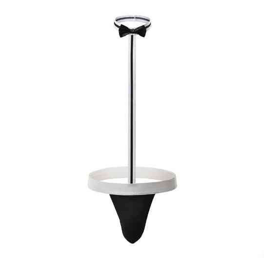 Мужские трусы с бабочкой эротические универсальный черно-белый Киев