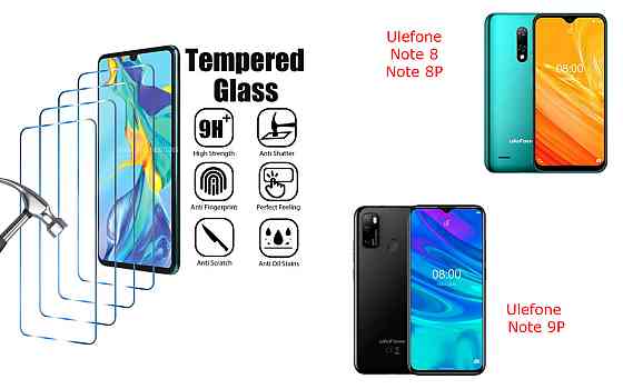 Захисне скло ArmorGlass для Ulefone Note 8, Note 8P, Note 9P – стійке до подряпин та ударів Київ