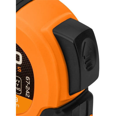 Рулетка Neo Tools Super Black, 5мx19мм, з фіксатором змотування, магніт (67-242) Вінниця - фото 7