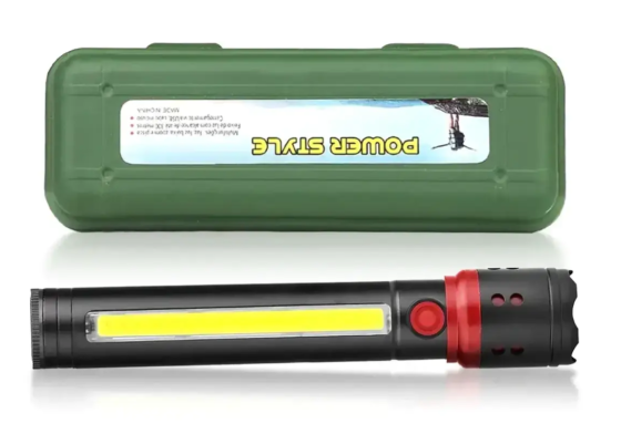 Ручний ліхтар Police F863, ЗП Micro, zoom, акум Дніпро