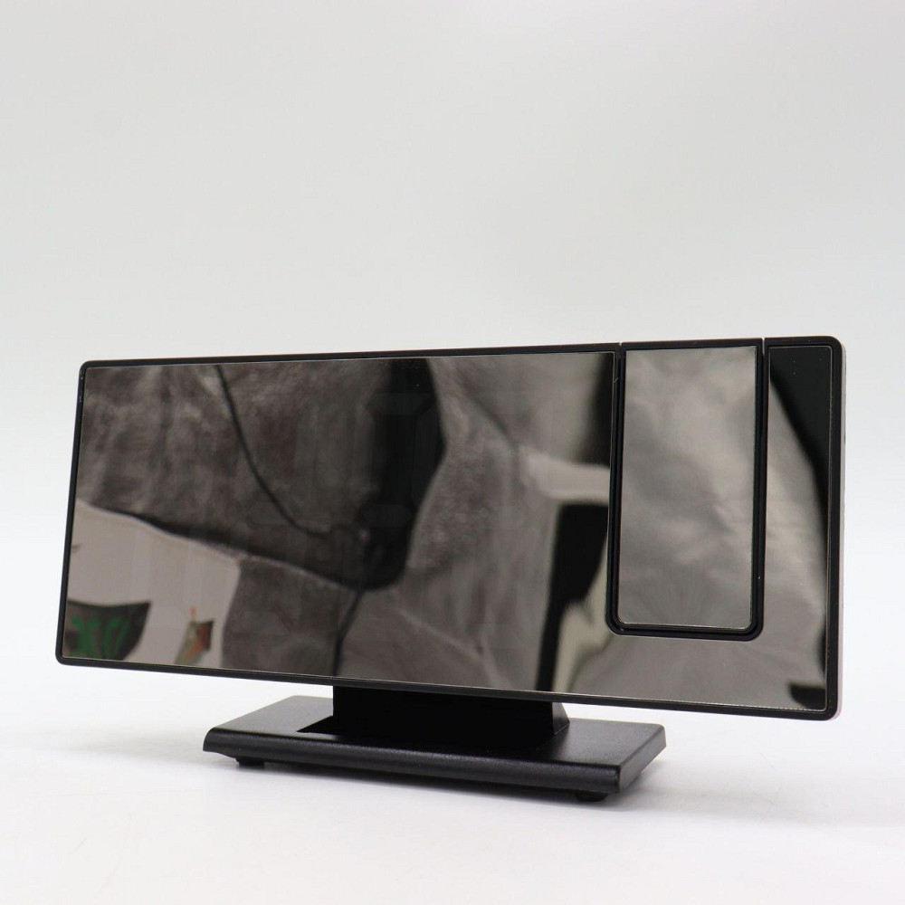 Зеркальные LED часы с проекцией времени, DS-3618LP, Черные / Настольные электронные часы с будильником Киев - изображение 3