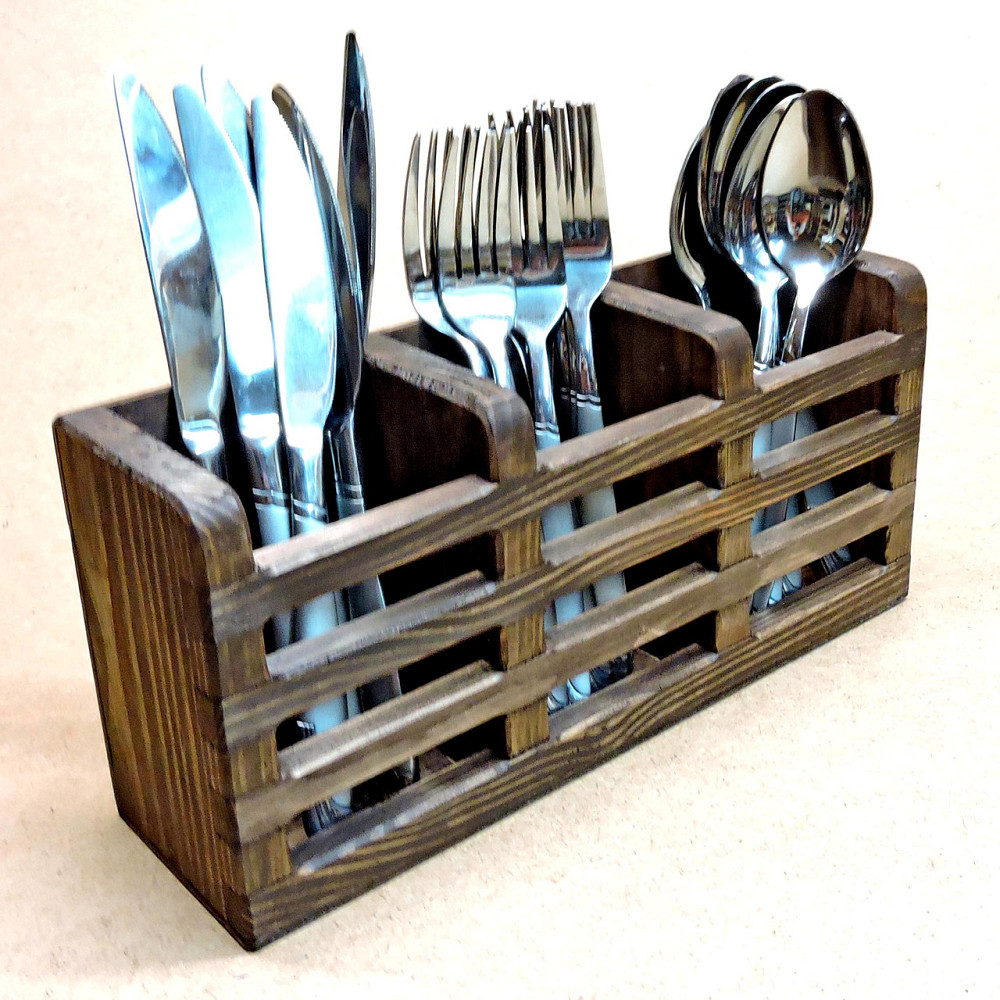 Підставка для столових приборів "Тополіно" капучино Миколаїв - фото 2