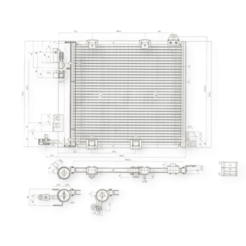 Радиатор Opel Astra G 1.7-2.2DTI (98-05) кондиционера Мукачево - изображение 1
