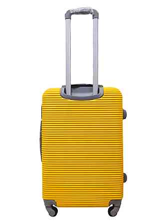 Валіза пластикова MILANO BAG 004 середня жовта Київ