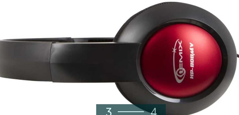 Гарнитура проводная Gemix HP-808MV Киев - изображение 2