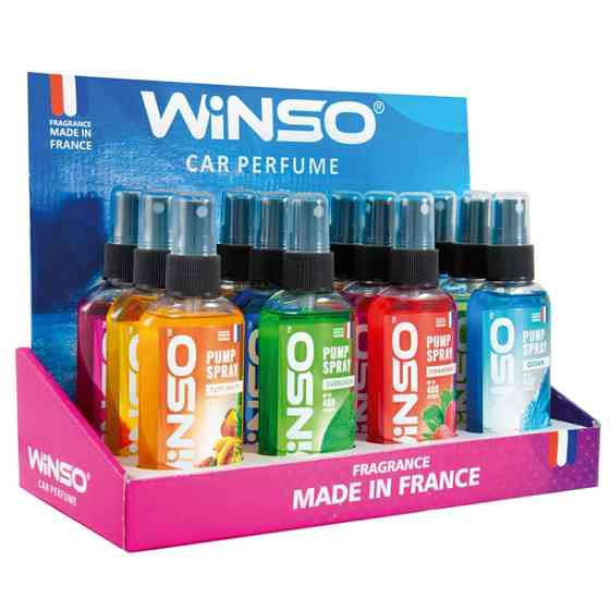 Ароматизатор Winso Pump Spray MIX №2, 75мл, 12шт набор Львов