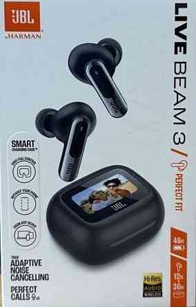 JBL Live Beam 3 (черные) ОРИГИНАЛ – беспроводные наушники. Харьков