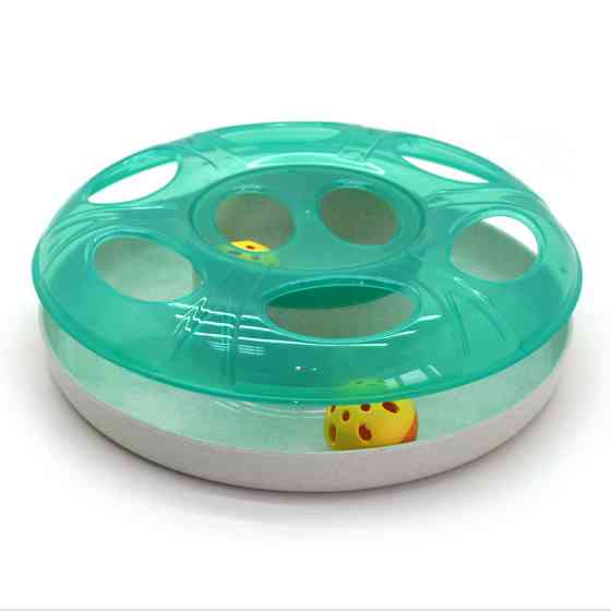 Іграшка для котів Ufo з двома м’ячиками, розмір 25 x 8 см Вінниця