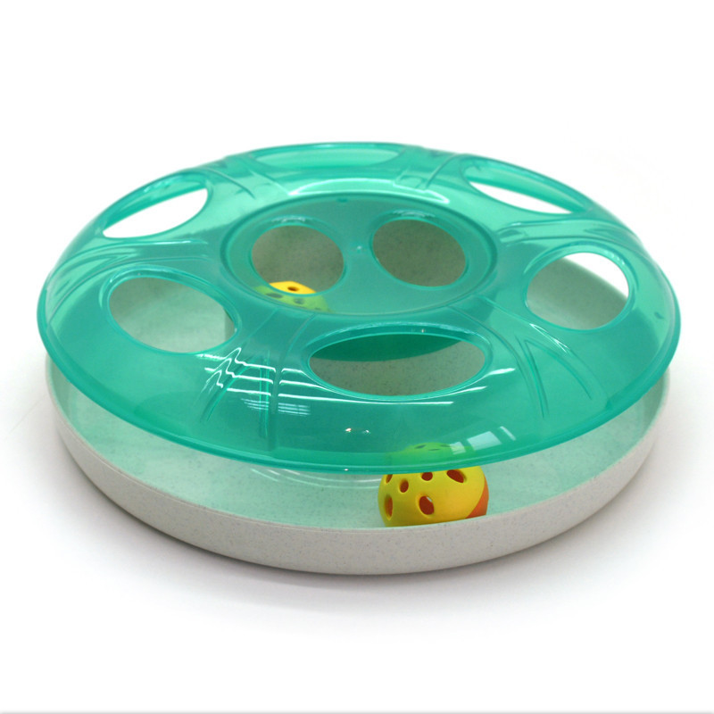 Іграшка для котів Ufo з двома м’ячиками, розмір 25 x 8 см Вінниця - фото 2