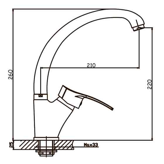Кухонний змішувач Haiba Focus 777 HB0138 Харків