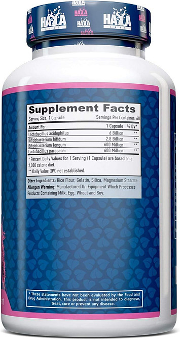 10 Billion Acidophilus &amp; Bifidus Probiotic Complex 60caps Луцьк - фото 2