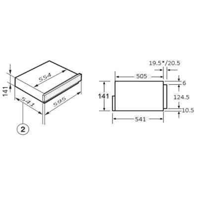 Духова шафа Interline JEG 760 SYD BA Вінниця