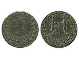 Суринам 25 центов 1966 г (АВ) Полтава - изображение 1