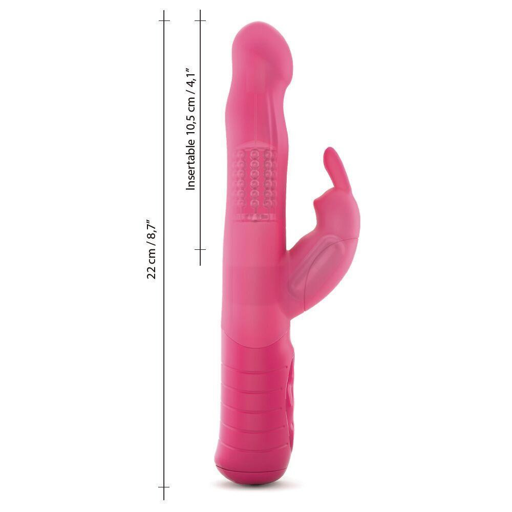 Вібратор-кролик Dorcel Baby Rabbit Magenta 2.0 з перлинним масажем і головкою, що обертається Sex Aura Київ - фото 2