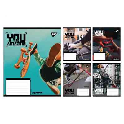 Зошит Yes You are amazing А5 24 аркушів клітинка (767938) Вінниця